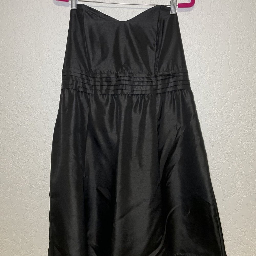 Lane Bryant Black Strapless Formal Dress Mini 16